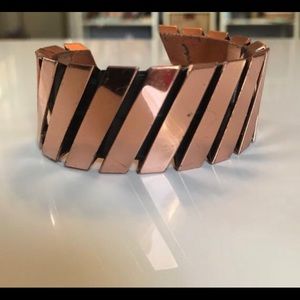 MCM Renoir Matisse Modernist Copper Slant Cuff
